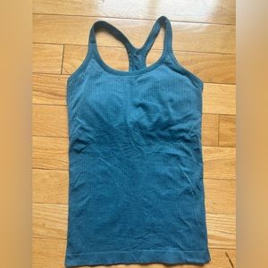 Lululemon Ebb to Street tank (size 6, teal)